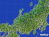 北陸地方のアメダス実況(気温)(2019年02月04日)