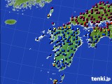 九州地方のアメダス実況(日照時間)(2019年02月05日)