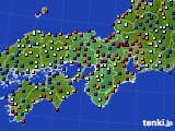 近畿地方のアメダス実況(日照時間)(2019年02月06日)