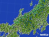 北陸地方のアメダス実況(気温)(2019年02月06日)