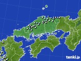 中国地方のアメダス実況(降水量)(2019年02月07日)