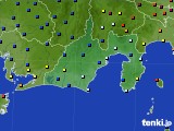 静岡県のアメダス実況(日照時間)(2019年02月07日)