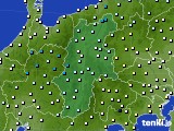 長野県のアメダス実況(気温)(2019年02月07日)