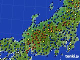 2019年02月08日の北陸地方のアメダス(日照時間)