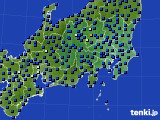 2019年02月09日の関東・甲信地方のアメダス(日照時間)