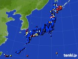 アメダス実況(日照時間)(2019年02月09日)