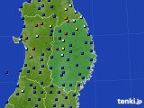 2019年02月09日の岩手県のアメダス(日照時間)