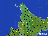 道北のアメダス実況(積雪深)(2019年02月10日)