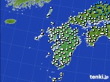 九州地方のアメダス実況(気温)(2019年02月10日)