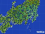 2019年02月11日の関東・甲信地方のアメダス(日照時間)