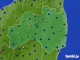 福島県のアメダス実況(日照時間)(2019年02月11日)