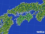 四国地方のアメダス実況(気温)(2019年02月11日)