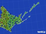 道東のアメダス実況(積雪深)(2019年02月12日)