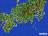 2019年02月12日の東海地方のアメダス(日照時間)