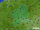 群馬県のアメダス実況(日照時間)(2019年02月12日)