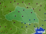 埼玉県のアメダス実況(日照時間)(2019年02月12日)