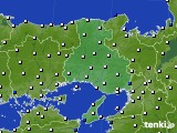 兵庫県のアメダス実況(風向・風速)(2019年02月12日)