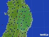 2019年02月13日の岩手県のアメダス(日照時間)