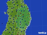 岩手県のアメダス実況(日照時間)(2019年02月13日)