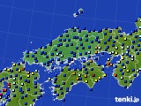 中国地方のアメダス実況(日照時間)(2019年02月14日)