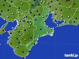 2019年02月14日の三重県のアメダス(日照時間)