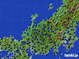 北陸地方のアメダス実況(日照時間)(2019年02月15日)