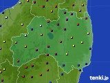 福島県のアメダス実況(日照時間)(2019年02月15日)