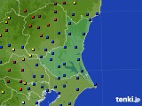 茨城県のアメダス実況(日照時間)(2019年02月15日)