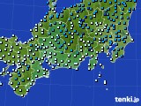 東海地方のアメダス実況(気温)(2019年02月15日)