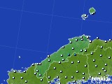 島根県のアメダス実況(気温)(2019年02月15日)