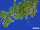 2019年02月16日の東海地方のアメダス(日照時間)