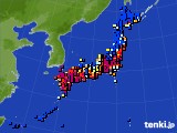 アメダス実況(日照時間)(2019年02月17日)