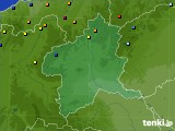 群馬県のアメダス実況(積雪深)(2019年02月18日)