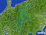 長野県のアメダス実況(降水量)(2019年02月19日)