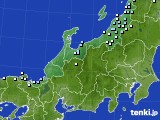 2019年02月20日の北陸地方のアメダス(降水量)