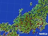 2019年02月20日の北陸地方のアメダス(日照時間)