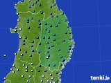 岩手県のアメダス実況(気温)(2019年02月20日)