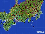 2019年02月22日の東海地方のアメダス(日照時間)