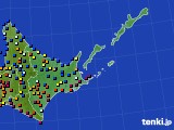 2019年02月22日の道東のアメダス(日照時間)