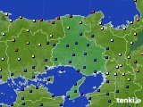 兵庫県のアメダス実況(日照時間)(2019年02月22日)