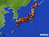 アメダス実況(日照時間)(2019年02月23日)