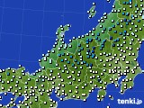 北陸地方のアメダス実況(気温)(2019年02月23日)