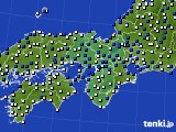 近畿地方のアメダス実況(風向・風速)(2019年02月23日)
