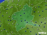 群馬県のアメダス実況(風向・風速)(2019年02月23日)