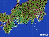 2019年02月24日の東海地方のアメダス(日照時間)