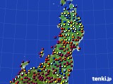 東北地方のアメダス実況(日照時間)(2019年02月26日)