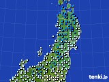 東北地方のアメダス実況(気温)(2019年02月26日)