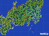 2019年02月27日の関東・甲信地方のアメダス(日照時間)