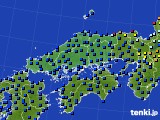 2019年02月27日の中国地方のアメダス(日照時間)