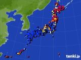 アメダス実況(日照時間)(2019年02月27日)